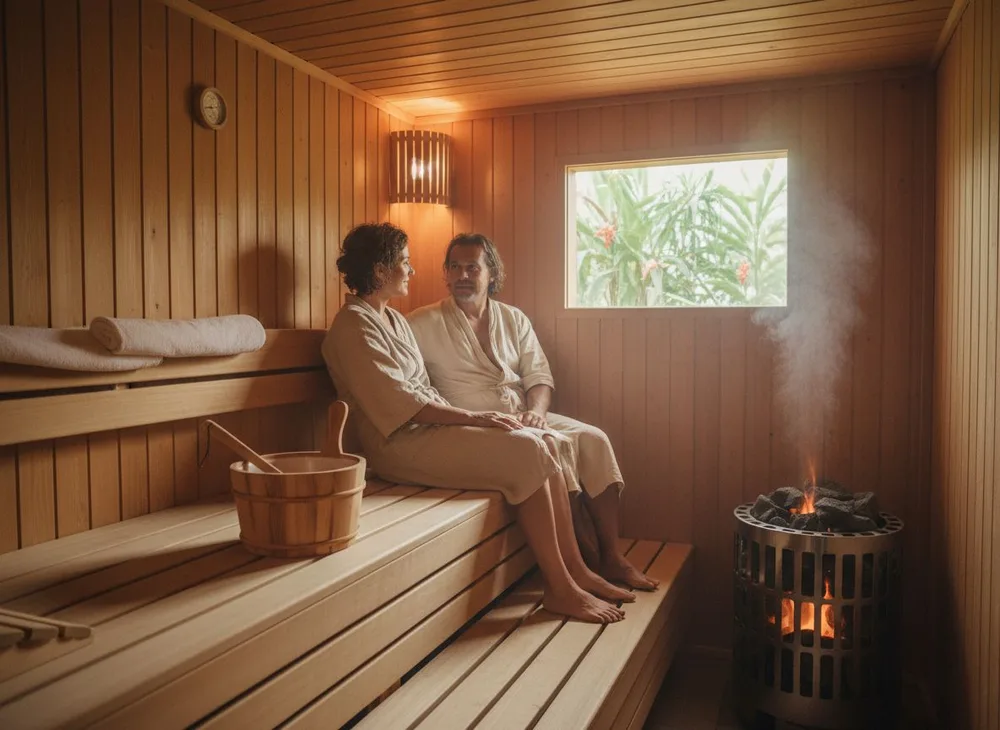 Sauna u sklopu vile